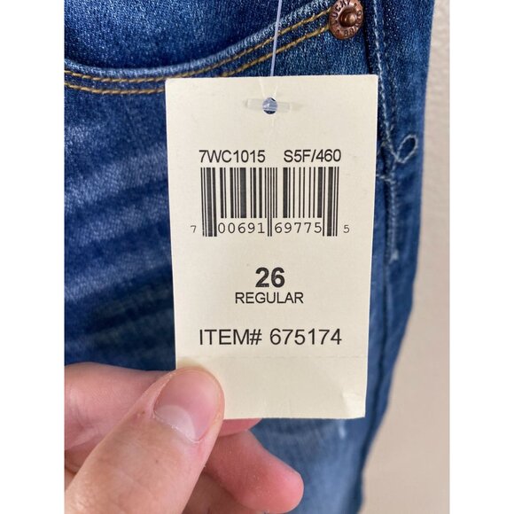 Lucky Brand Women Blue Denim Jeans 2/26 Regular Mid Rise Classic Fit Stretch NEW - Picture 6 of 12